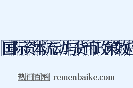 国际资本流动与货币政策效应是什么意思的图片